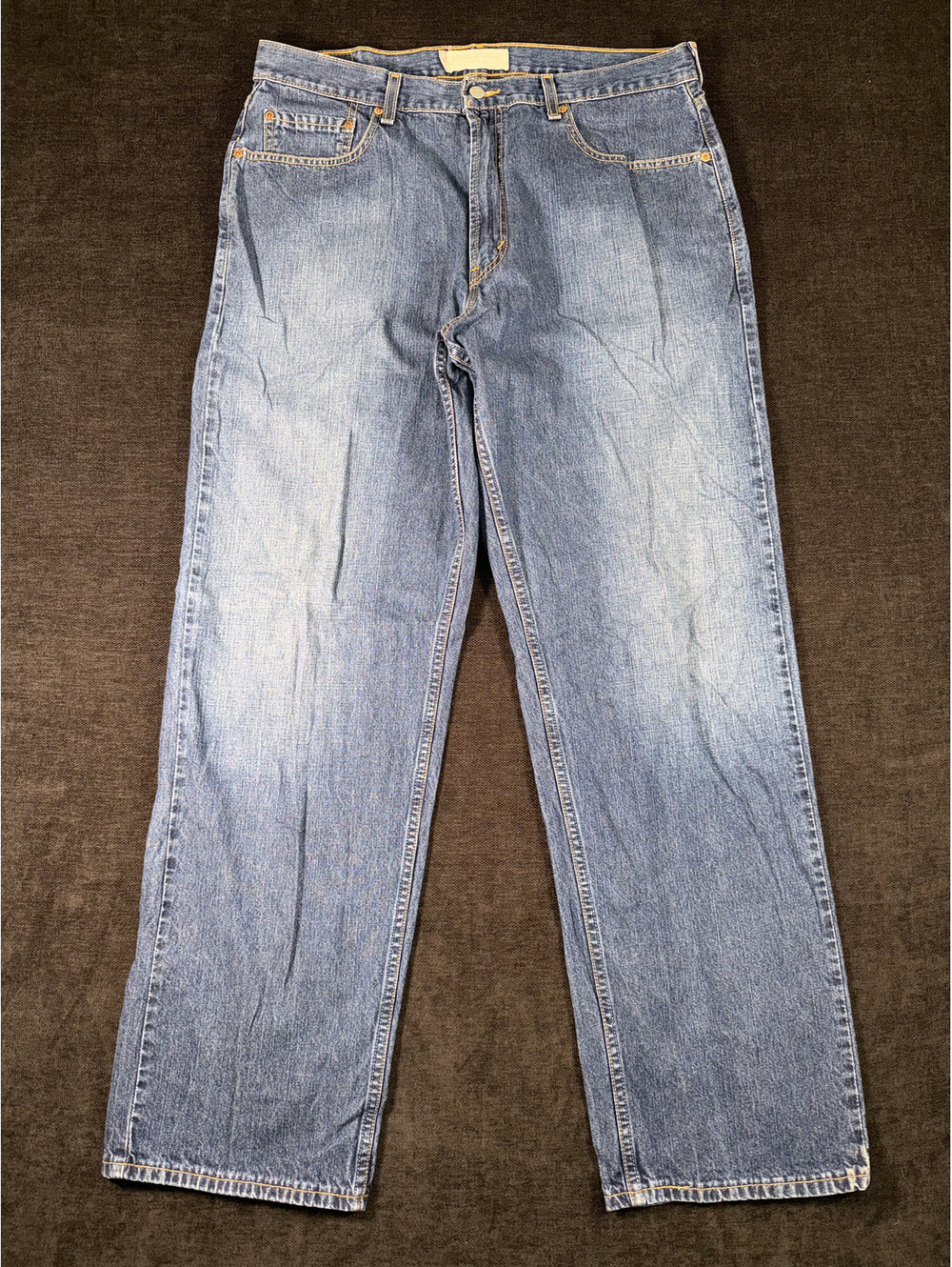 Levi's 569 Loose Straight Fit Jeans W36 L34 Light Blue Denim